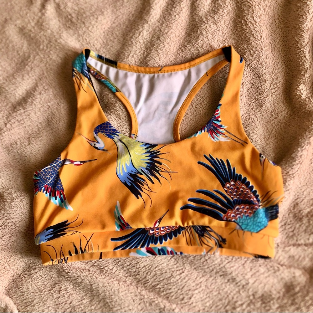 Rio Yoga Cranes Riosoft Sports Bra